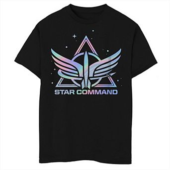 Disney / Pixar's Lightyear Boys 8-20 Star Command Holographic Logo Graphic Tee