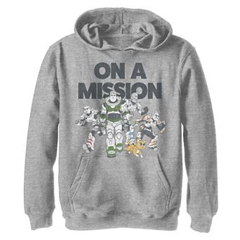 Disney / Pixar's Lightyear Boys 8-20 On A Mission Group Shot Graphic Hoodie