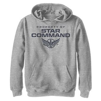 Disney / Pixar's Lightyear Boys 8-20 Property Of Star Command Logo Graphic Hoodie