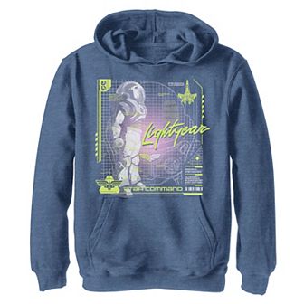 Disney / Pixar's Lightyear Boys 8-20 Star Command Buzz Schematic Graphic Hoodie