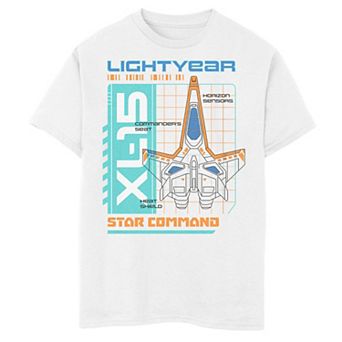 Disney / Pixar's Lightyear Boys 8-20 XL-15 Star Command Schematic Graphic Tee