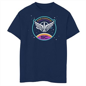 Disney / Pixar's Lightyear Boys 8-20 Star Command Alt Logo Graphic Tee