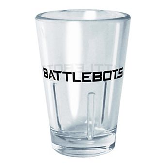 Battlebots Horizontal Logo 2-oz. Tritan Glass Bottle