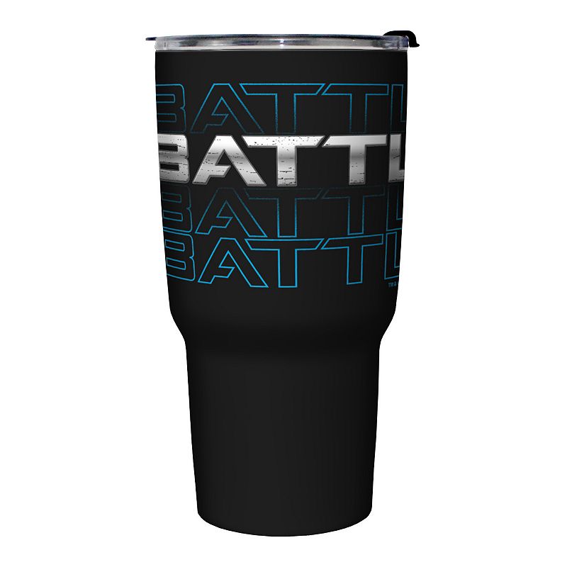Battlebots Text Stack 27-oz. Water Bottle, Black