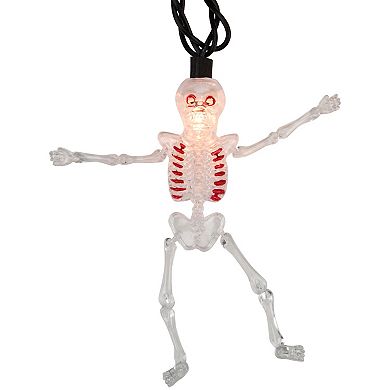 Northlight 10-Light Skeleton Halloween String Lights 