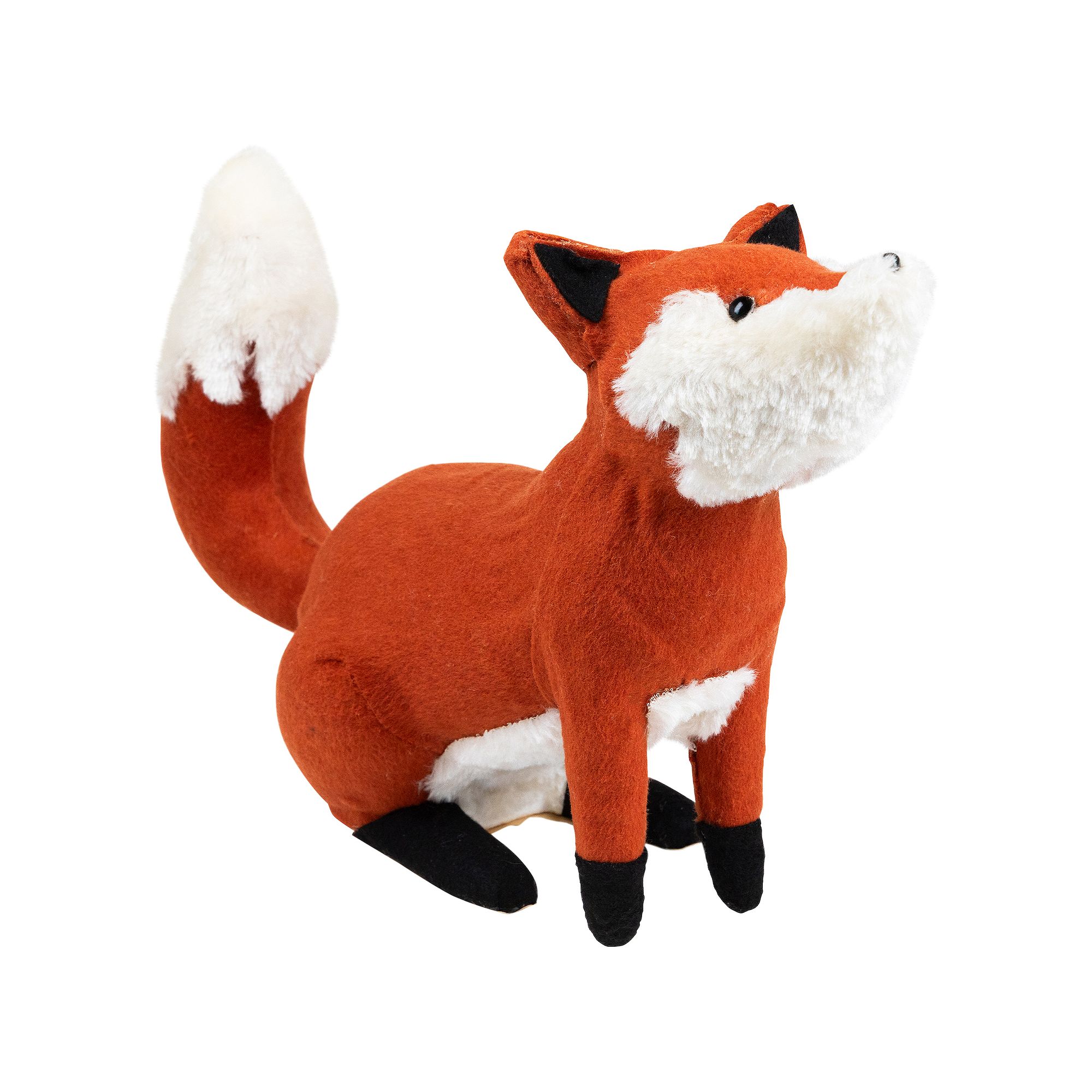 Northlight Orange & Cream Plush Sitting Fox Fall Floor Decor SKU:142544 sku 142544