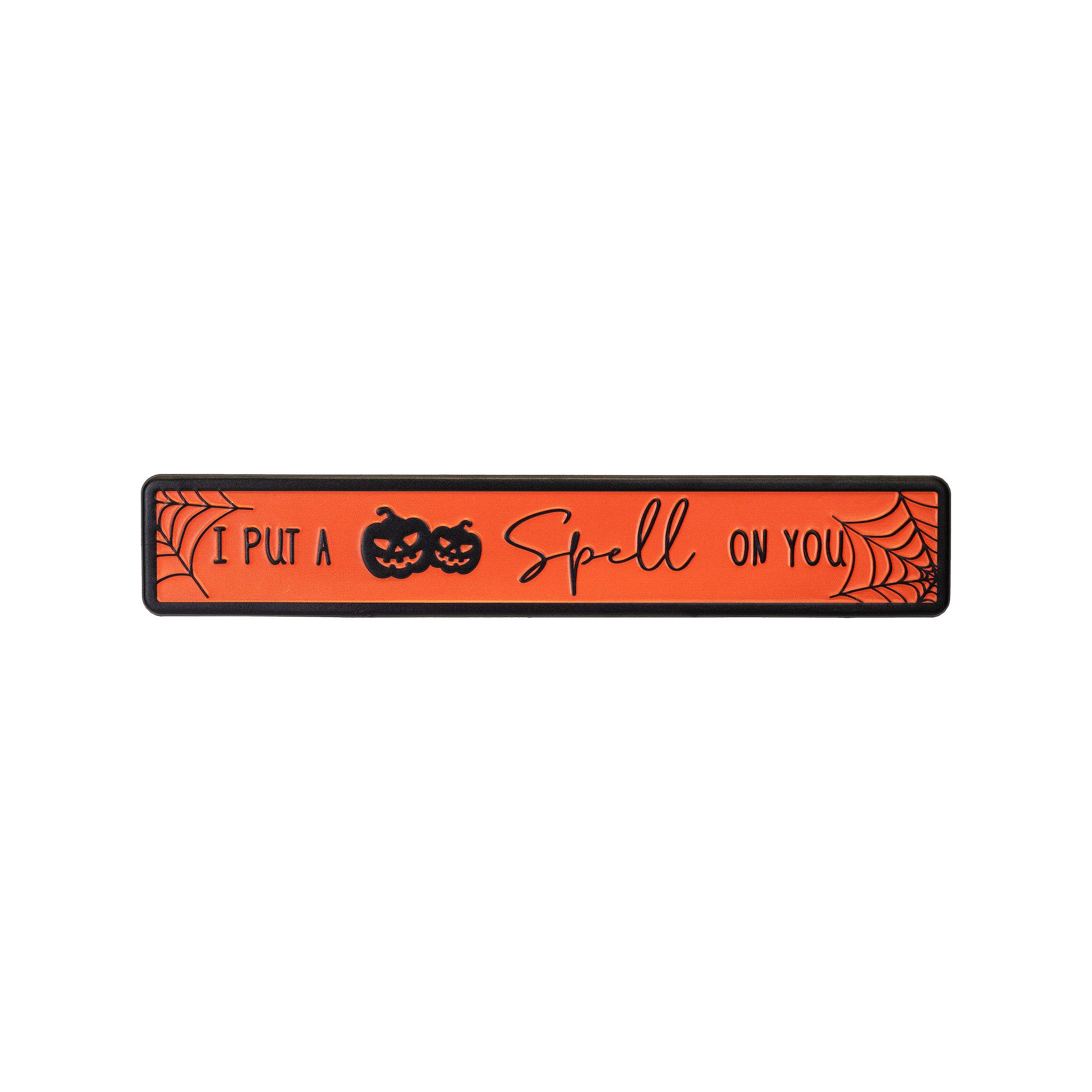 Northlight Orange & Black I Put a Spell on You Halloween Wall Sign