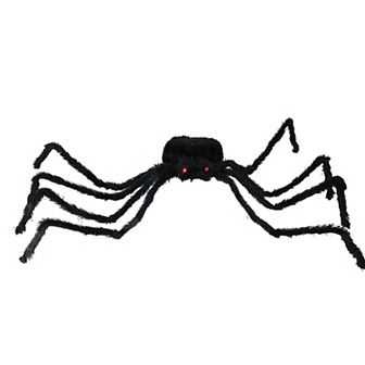 Northlight Pre-Lit Black Spider & Red Eyes Halloween Floor Decor