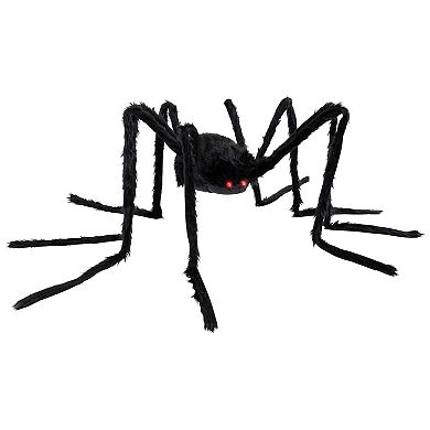 Northlight Pre-Lit Black Spider & Red Eyes Halloween Floor Decor