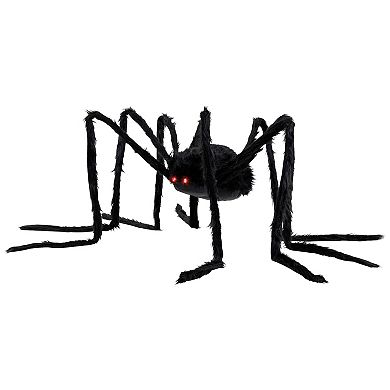 Northlight Pre-Lit Black Spider & Red Eyes Halloween Floor Decor