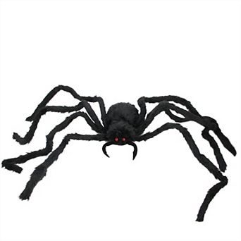 Northlight Black Spider & LED Flashing Eyes Halloween Floor Decor