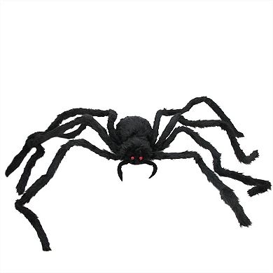 Northlight Black Spider & LED Flashing Eyes Halloween Floor Decor