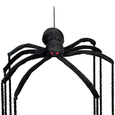 Northlight 6-ft. Black Long Legged Spider Halloween Wall Decor
