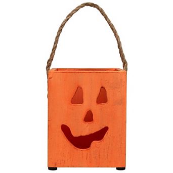 Northlight Small Jack O Lantern Halloween Candle Lantern Table Decor