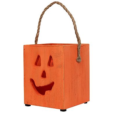 Northlight Small Jack O Lantern Halloween Candle Lantern Table Decor
