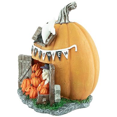 Northlight LED Lighted Pumpkin Village Halloween Table Decor