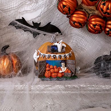 Northlight LED Lighted Pumpkin Village Halloween Table Decor