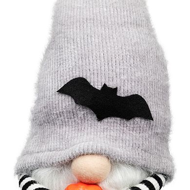 Northlight Bat & Pumpkin Standing Halloween Gnome Table Decor
