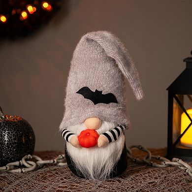 Northlight Bat & Pumpkin Standing Halloween Gnome Table Decor