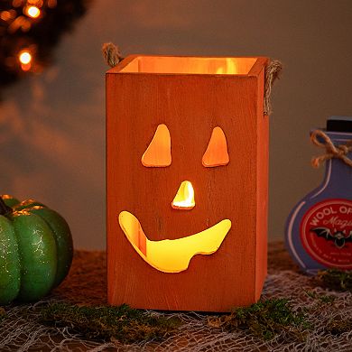 Northlight Large Jack O Lantern Halloween Candle Lantern Table Decor