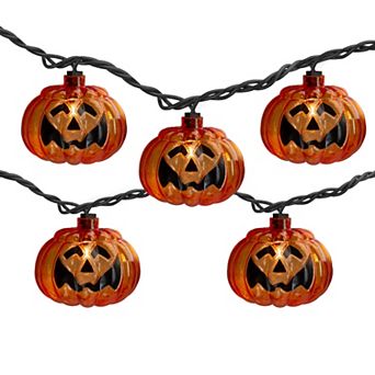 Northlight Jack O Lantern Shaped Halloween String Lights 10 pc Set