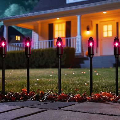 Northlight Purple Halloween Pathway Markers 10-piece Set