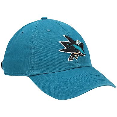 Men's '47 Teal San Jose Sharks Team Clean Up Adjustable Hat
