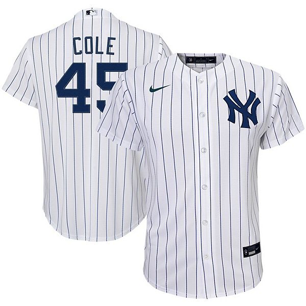 Toddler New York Yankees Gerrit Cole Nike White Home Replica Player Jersey