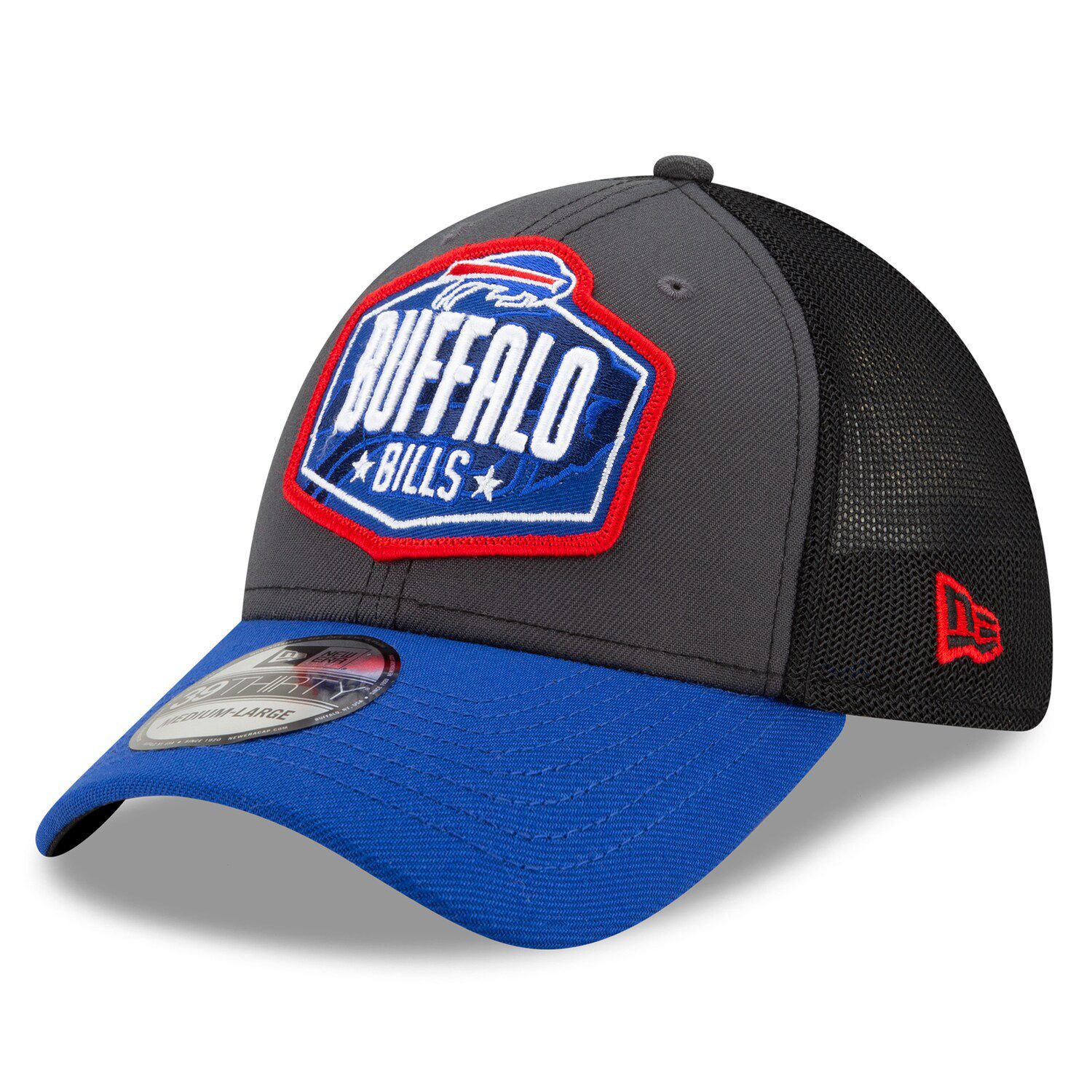 Men's '47 Camo Buffalo Bills Branson Clean Up Trucker Hat