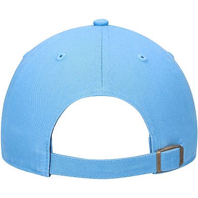 Men's '47 Light Blue Philadelphia Phillies Logo Cooperstown Collection Clean Up Adjustable Hat