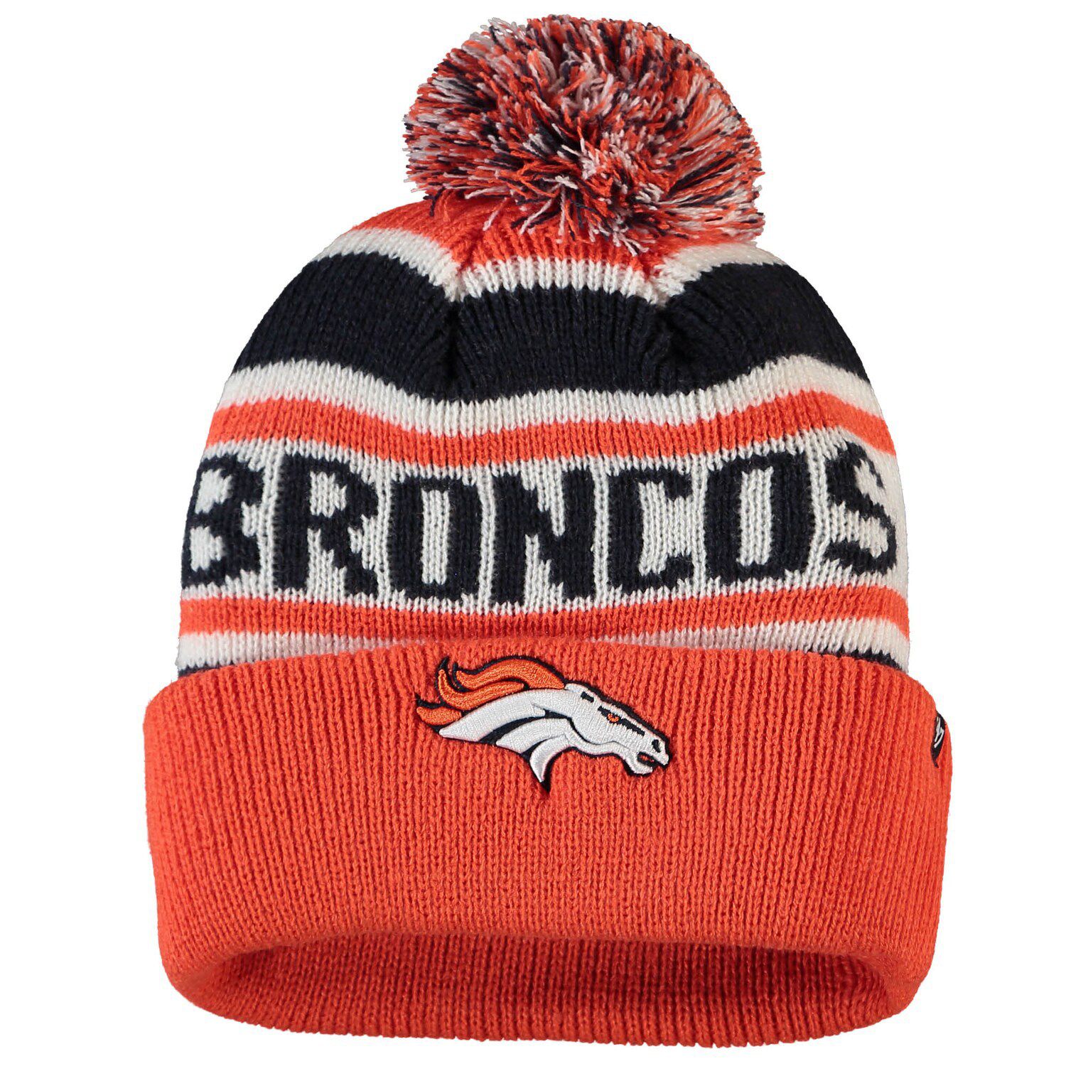 47 Brand Men's Gray Denver Broncos Monhegan Cuffed Knit Hat