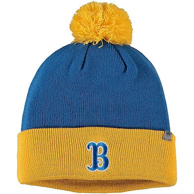 Men's Top of the World Blue/Gold UCLA Bruins Core 2-Tone Cuffed Knit Hat with Pom