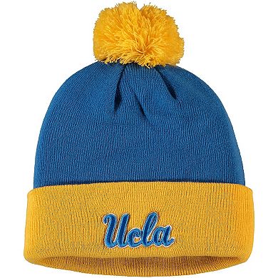 Men's Top of the World Blue/Gold UCLA Bruins Core 2-Tone Cuffed Knit Hat with Pom