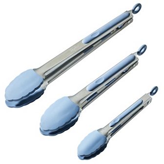 Ayesha Curry Tools & Gadgets 3 pc Locking Tongs Kitchen Utensil Set