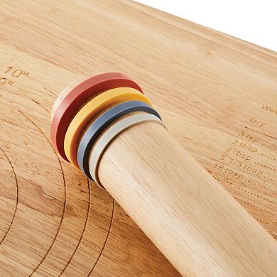 Ayesha Curry Pantryware Rolling Pin & Pie Board Set