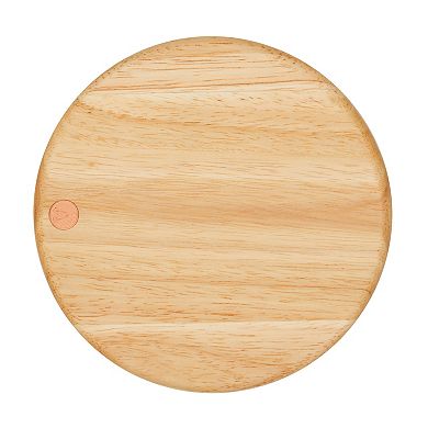 Ayesha Curry Pantryware Round Wooden Salt & Spice Box