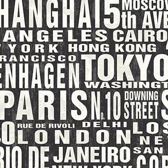 NextWall Around World Peel and Stick Wallpaper