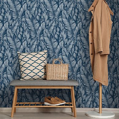 NextWall Baha Leaves Peel and Stick Wallpaper