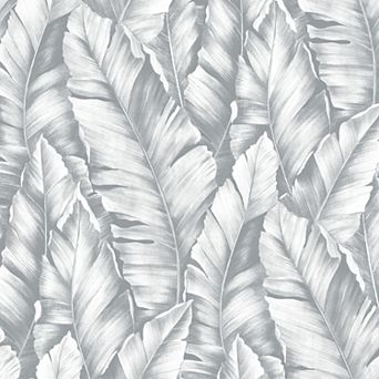 NextWall Baha Leaves Peel and Stick Wallpaper