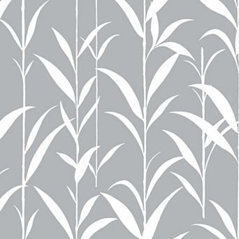 NextWall Bamboo Leaves Peel and Stick Wallpaper