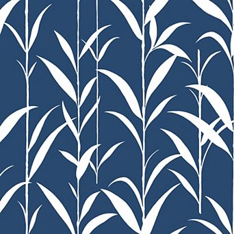 NextWall Bamboo Leaves Peel and Stick Wallpaper