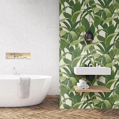 NextWall Banana Groves Peel and Stick Wallpaper