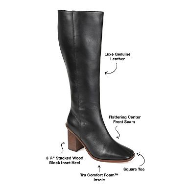 Journee Signature Tamori Tru Comfort Foam™ Women's Leather Knee-High Boots