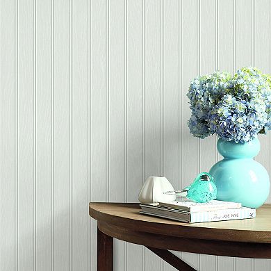 NextWall Beadboard Peel and Stick Wallpaper