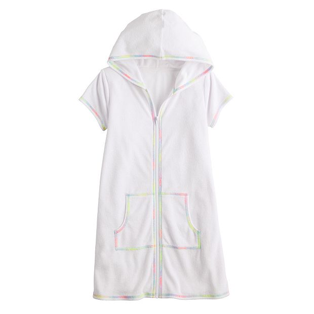 Hooded Terry Swim Cover Up