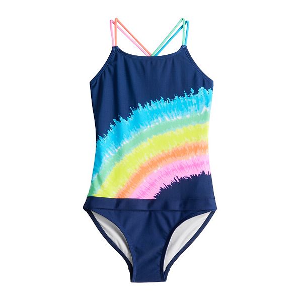 Girls 4-16 SO® Adaptive One-Piece Swimsuit