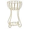 Rustic Arrow Round Planter Stand Floor Decor