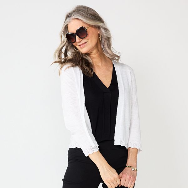 Kohls 2025 white cardigan