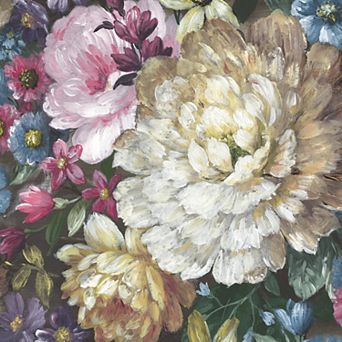 NextWall Blooming Floral Peel and Stick Wallpaper