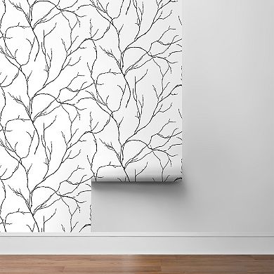 NextWall Branches Peel and Stick Wallpaper